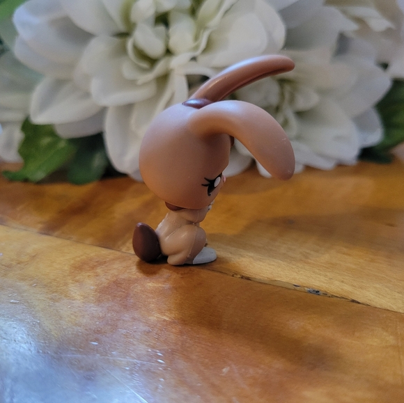 Littlest Pet Shop LPS #1766 Bunny Rabbit Brown Blue Eyes 2007 - Picture 7 of 12